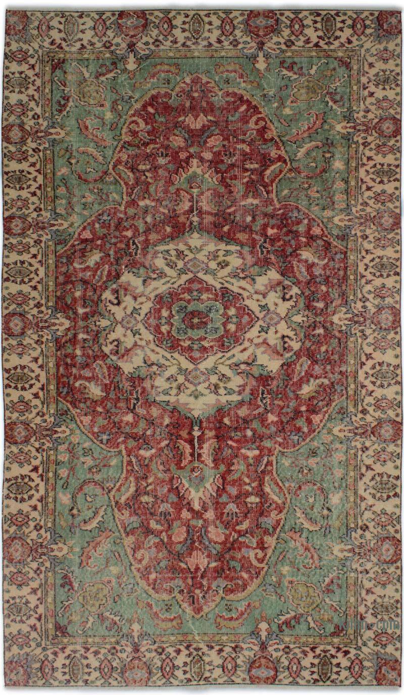 El Dokuma Vintage Halı - 153 cm x 258 cm - K0082990