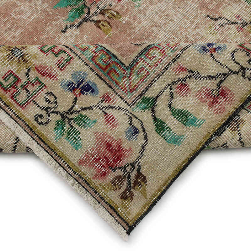 Alfombra Vintage Turca Anudada a Mano - 154 cm x 266 cm - K0082991