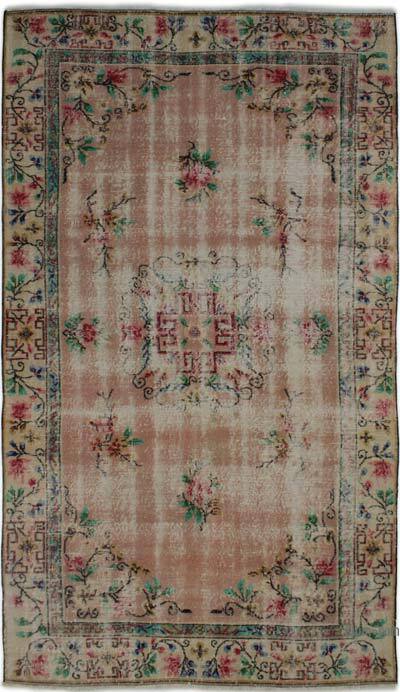 El Dokuma Vintage Halı - 154 cm x 266 cm
