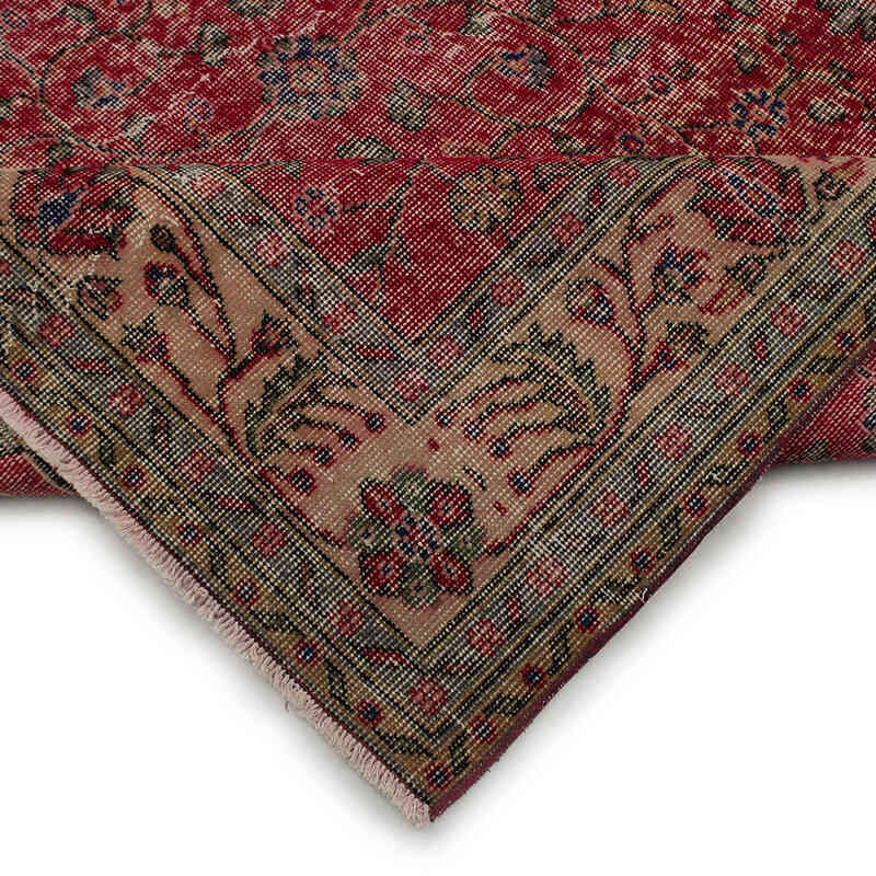 Alfombra Vintage Turca Anudada a Mano - 195 cm x 304 cm - K0082994