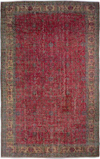 Vintage Turkish Hand-Knotted Rug - 6' 5" x 10'  (77" x 120")