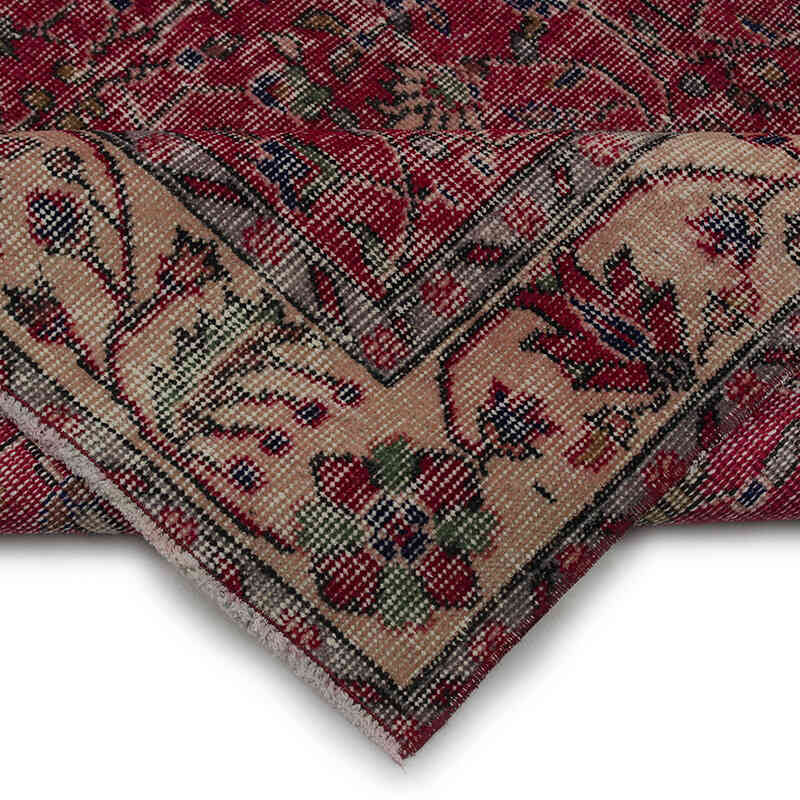 Vintage Turkish Hand-Knotted Rug - 5' 8" x 9'  (68" x 108") - K0082995