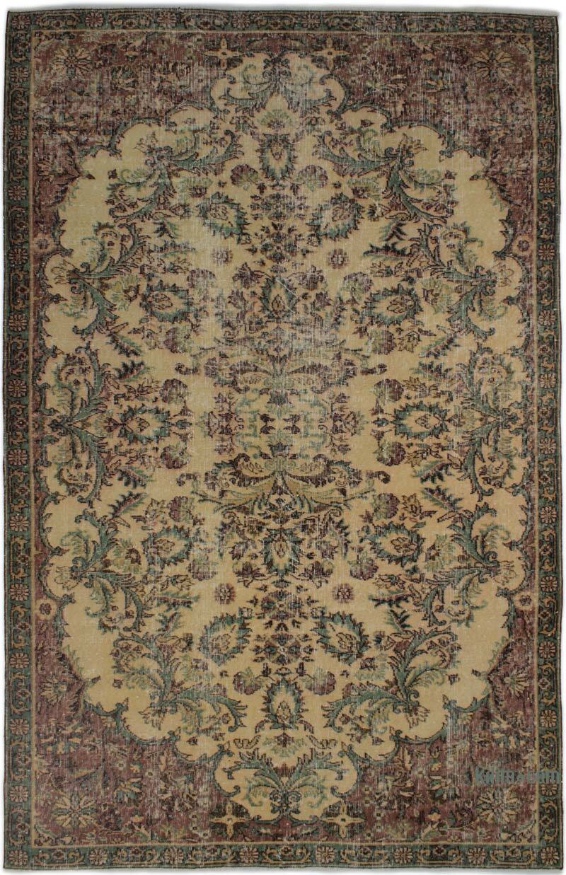 El Dokuma Vintage Halı - 173 cm x 274 cm - K0082996