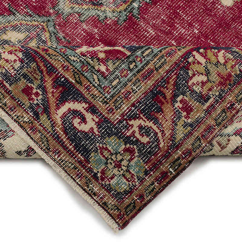 El Dokuma Vintage Halı - 182 cm x 298 cm - K0082997