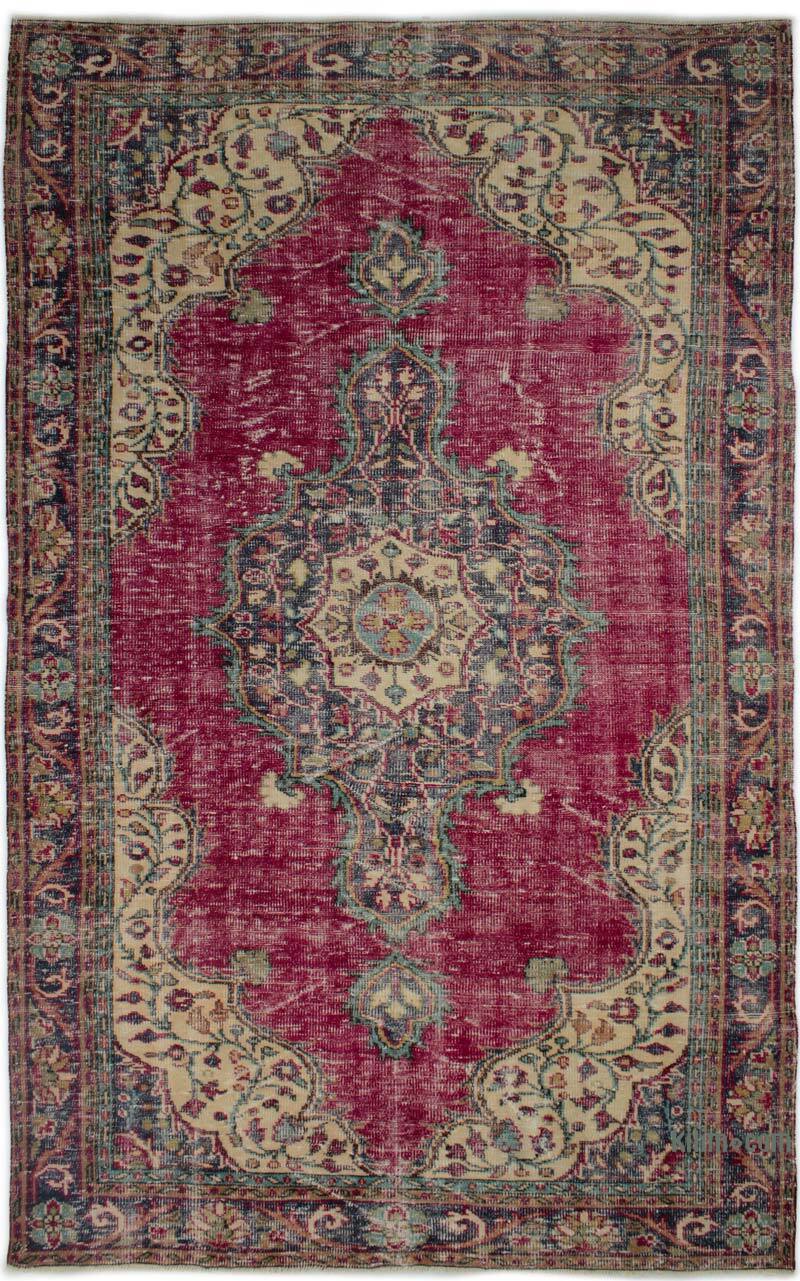 El Dokuma Vintage Halı - 182 cm x 298 cm - K0082997