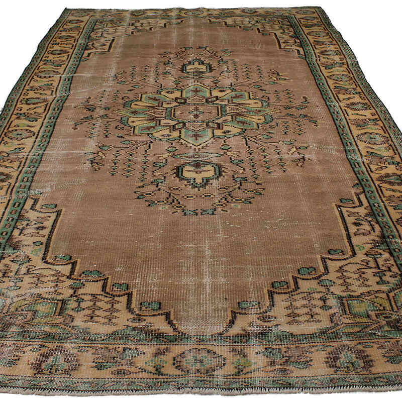 Vintage Turkish Hand-Knotted Rug - 6' 1" x 10' 4" (73" x 124") - K0082998