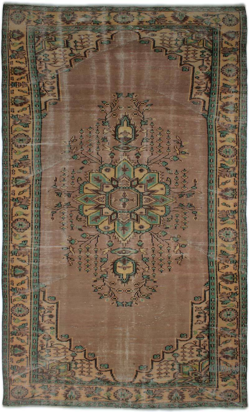 Vintage Turkish Hand-Knotted Rug - 6' 1" x 10' 4" (73" x 124") - K0082998