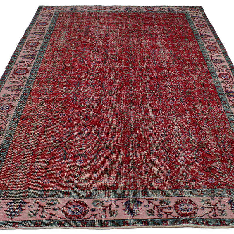 El Dokuma Vintage Halı - 168 cm x 281 cm - K0082999