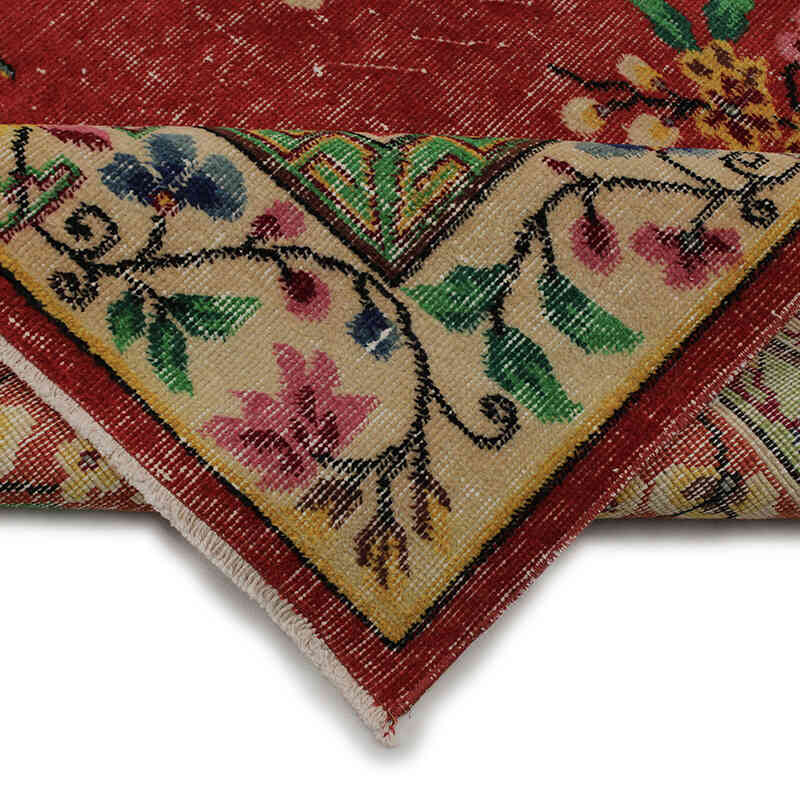 El Dokuma Vintage Halı - 194 cm x 275 cm - K0083000