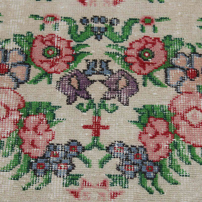 El Dokuma Vintage Halı - 161 cm x 244 cm - K0083001