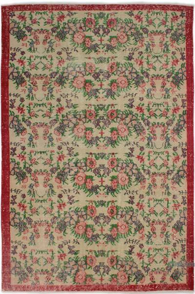 Vintage Turkish Hand-Knotted Rug - 5' 3" x 8'  (63" x 96")