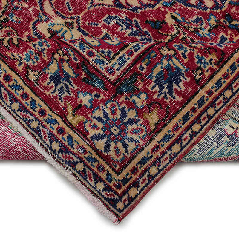 Vintage Turkish Hand-Knotted Rug - 5' 7" x 8' 7" (67" x 103") - K0083003
