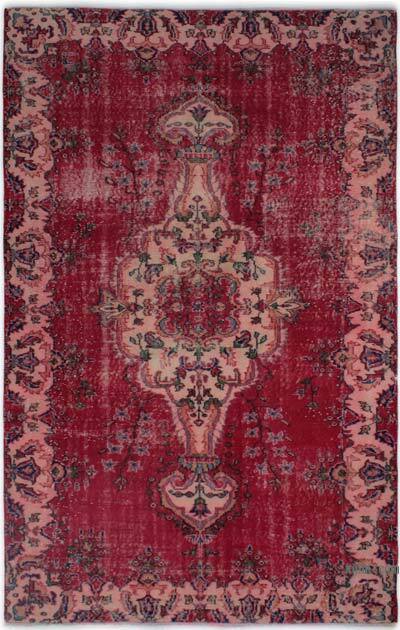 Vintage Turkish Hand-Knotted Rug - 5' 7" x 9'  (67" x 108")