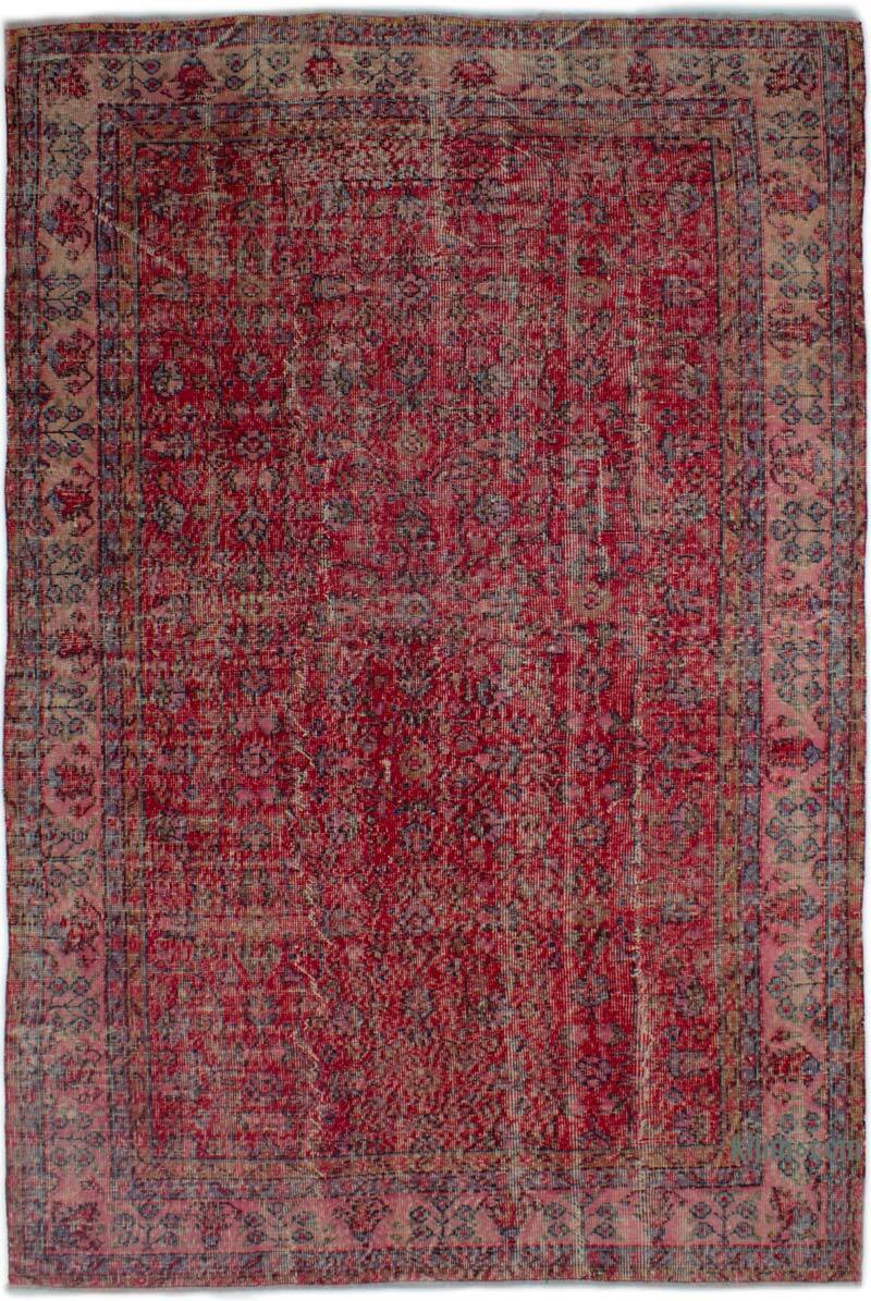 El Dokuma Vintage Halı - 168 cm x 258 cm - K0083007