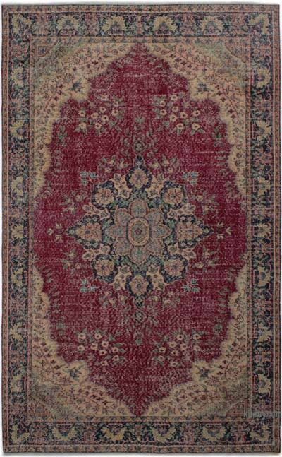 Vintage Turkish Hand-Knotted Rug - 5' 2" x 8' 6" (62" x 102")