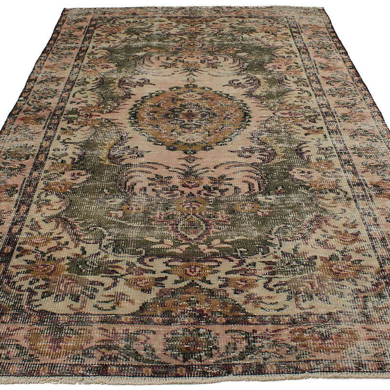 El Dokuma Vintage Halı - 166 cm x 290 cm - K0083011