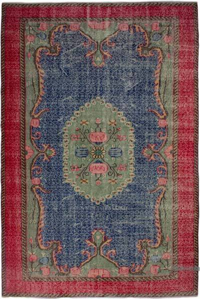 Alfombra Vintage Turca Anudada a Mano - 185 cm x 280 cm