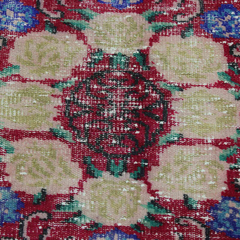 Alfombra Vintage Turca Anudada a Mano - 179 cm x 268 cm - K0083014