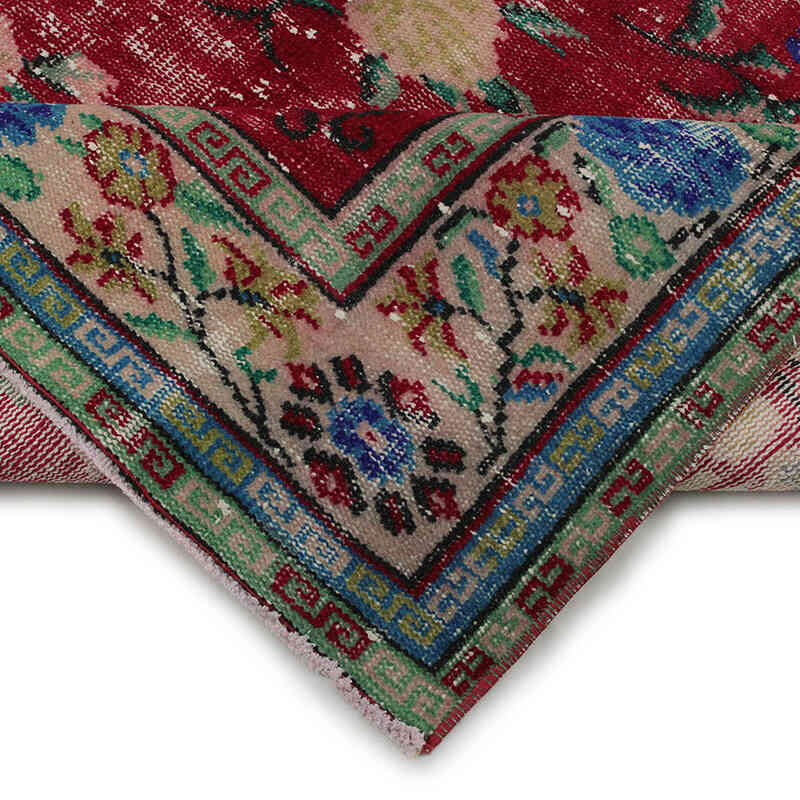 Alfombra Vintage Turca Anudada a Mano - 179 cm x 268 cm - K0083014