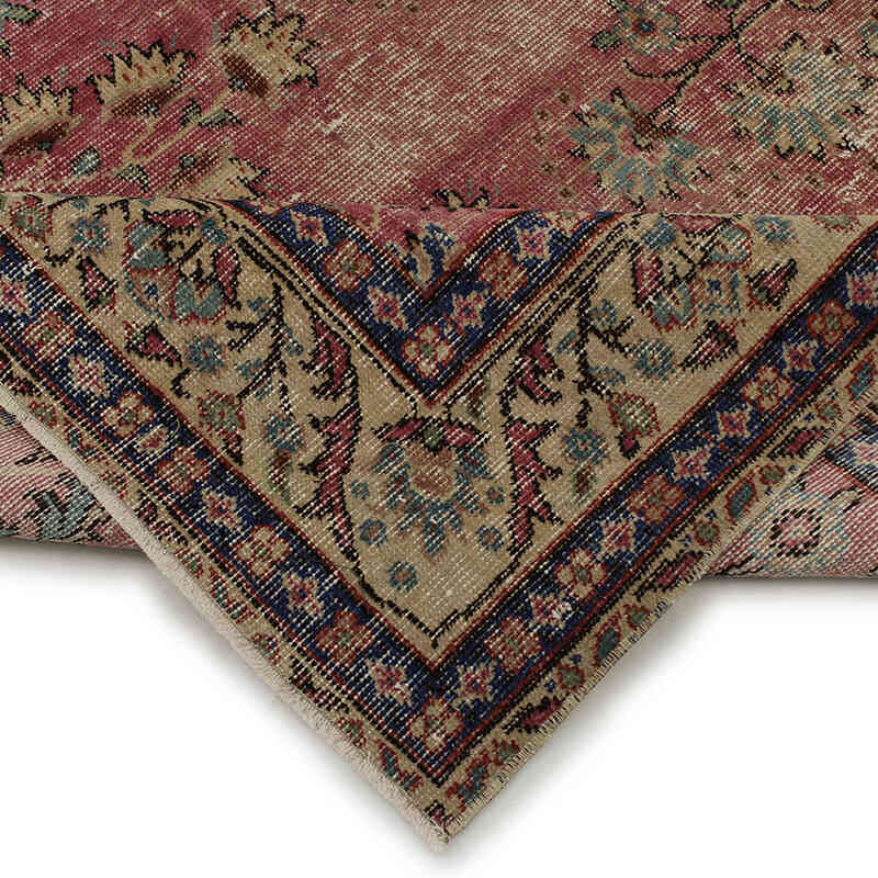 Alfombra Vintage Turca Anudada a Mano - 149 cm x 255 cm - K0083015