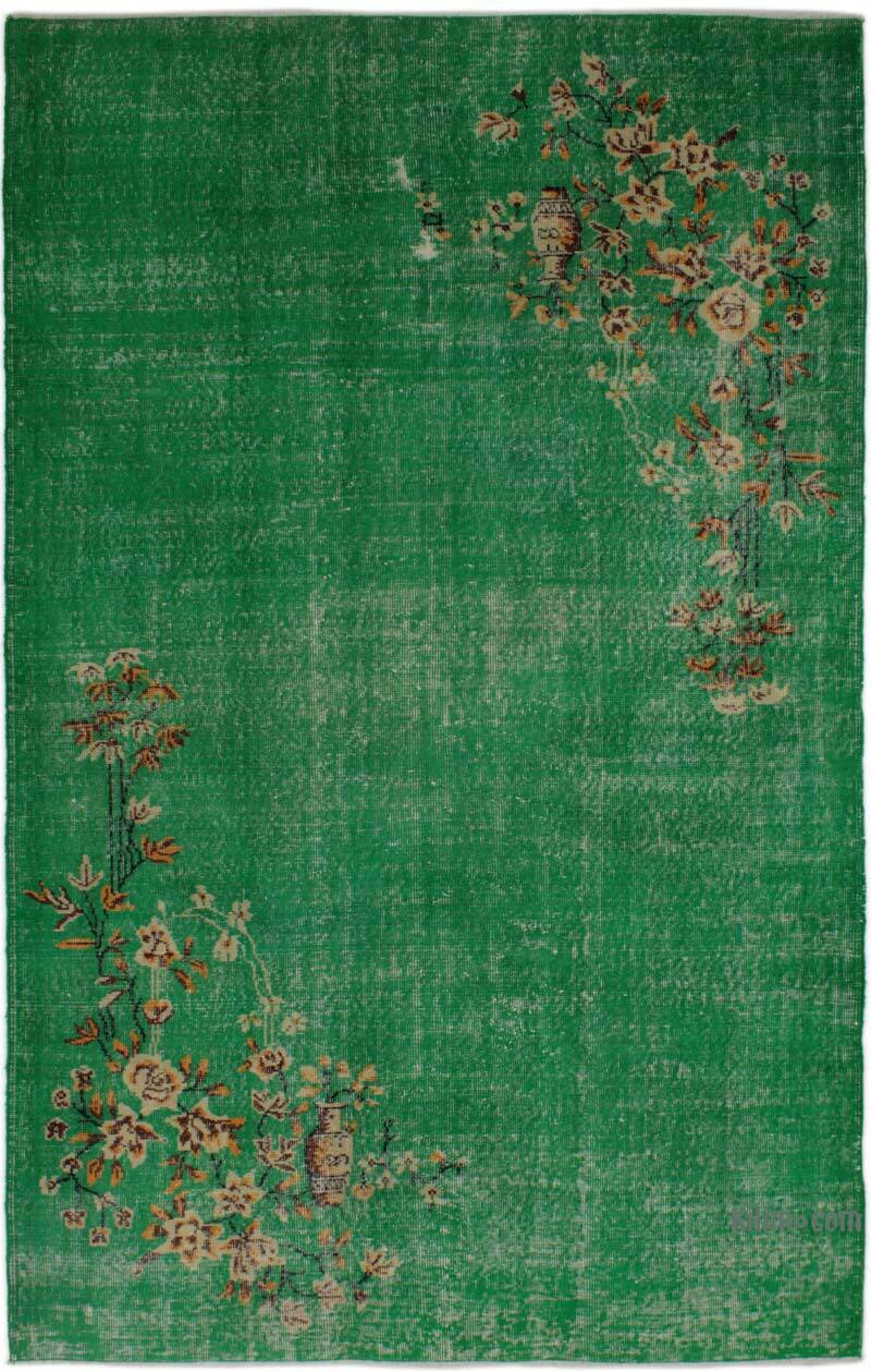 Alfombra Vintage Turca Anudada a Mano - 164 cm x 262 cm - K0083016