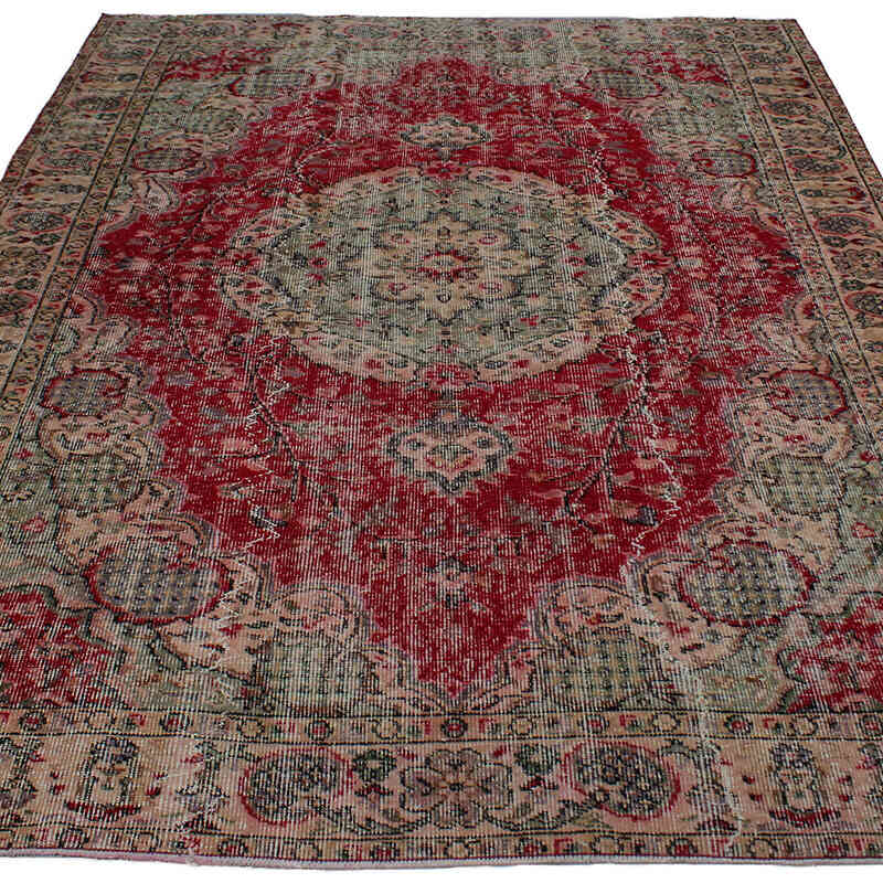 El Dokuma Vintage Halı - 175 cm x 252 cm - K0083018