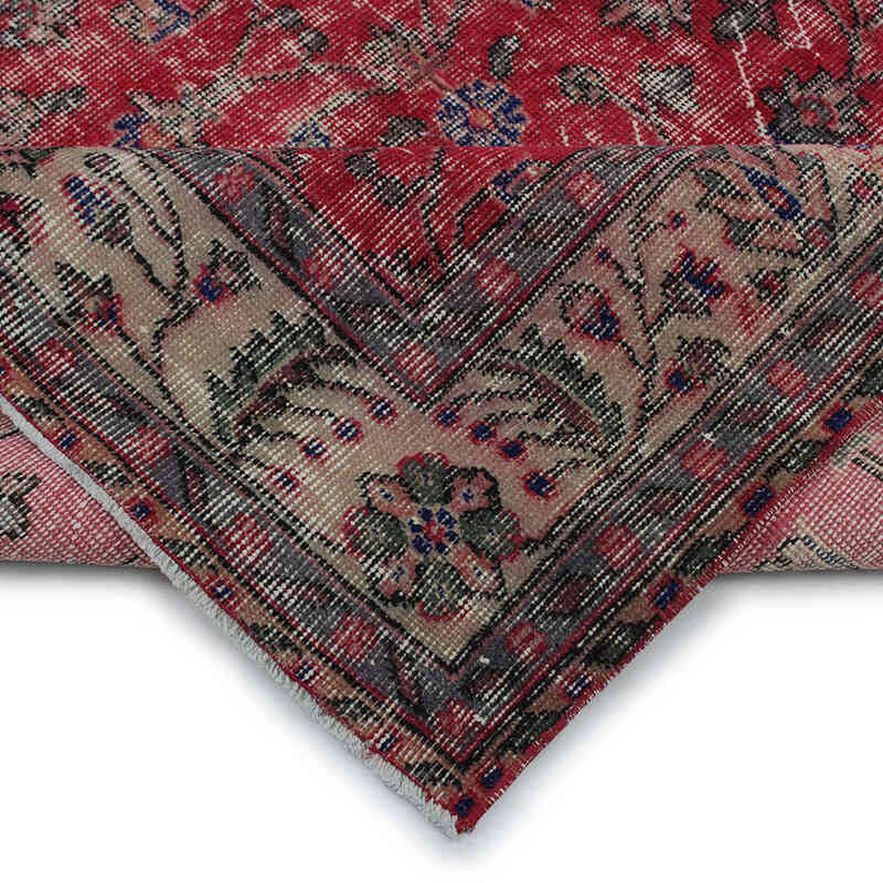 Vintage Turkish Hand-Knotted Rug - 5' 7" x 9'  (67" x 108") - K0083019