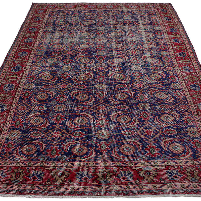 Vintage Turkish Hand-Knotted Rug - 5' 7" x 8' 11" (67" x 107") - K0083020