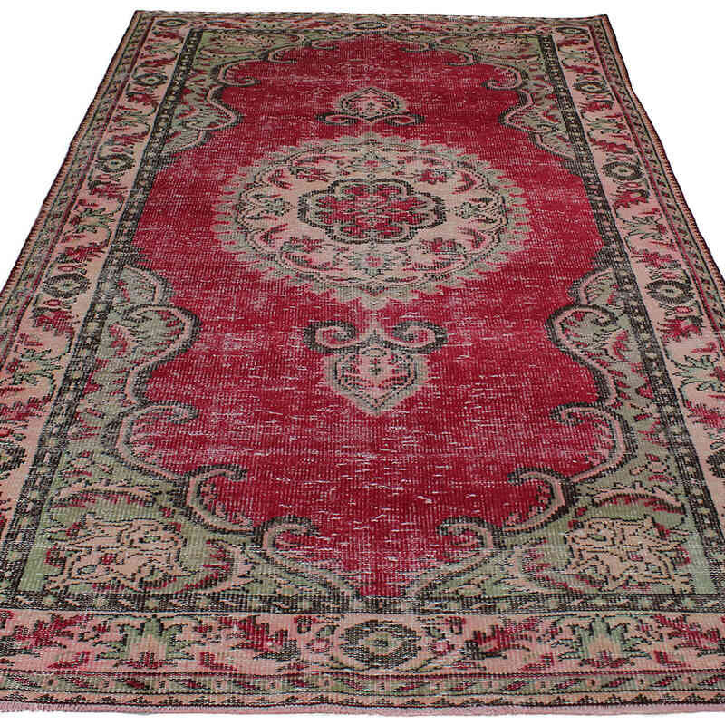 El Dokuma Vintage Halı - 156 cm x 268 cm - K0083022