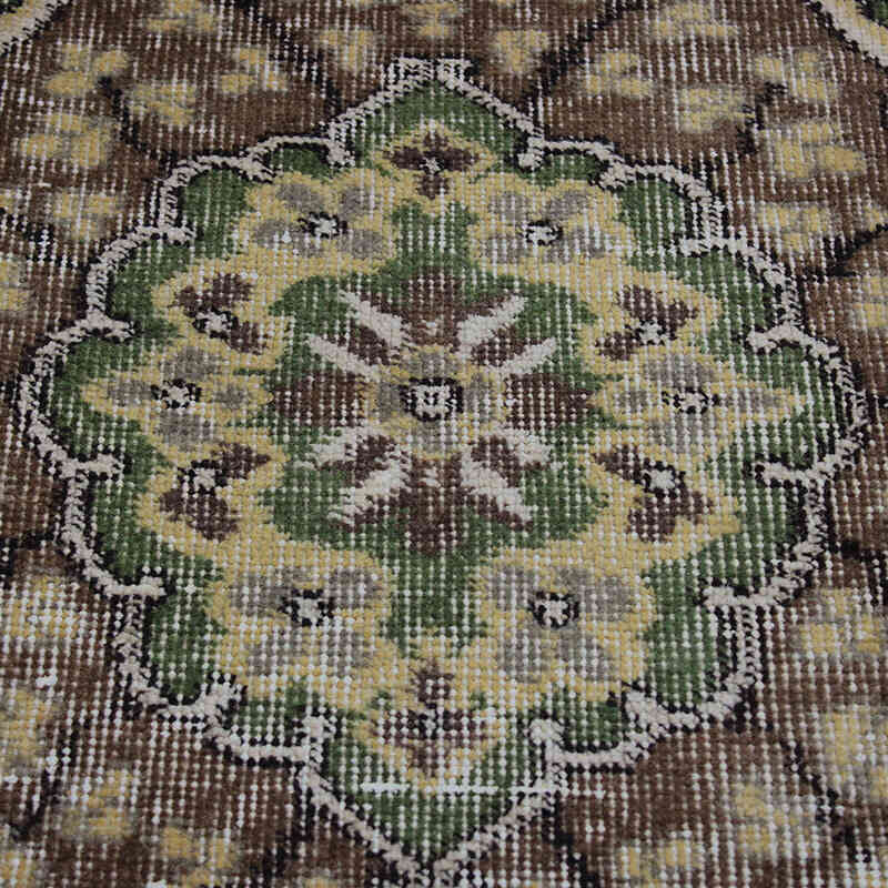 Vintage Turkish Hand-Knotted Rug - 6' 5" x 10'  (77" x 120") - K0083029