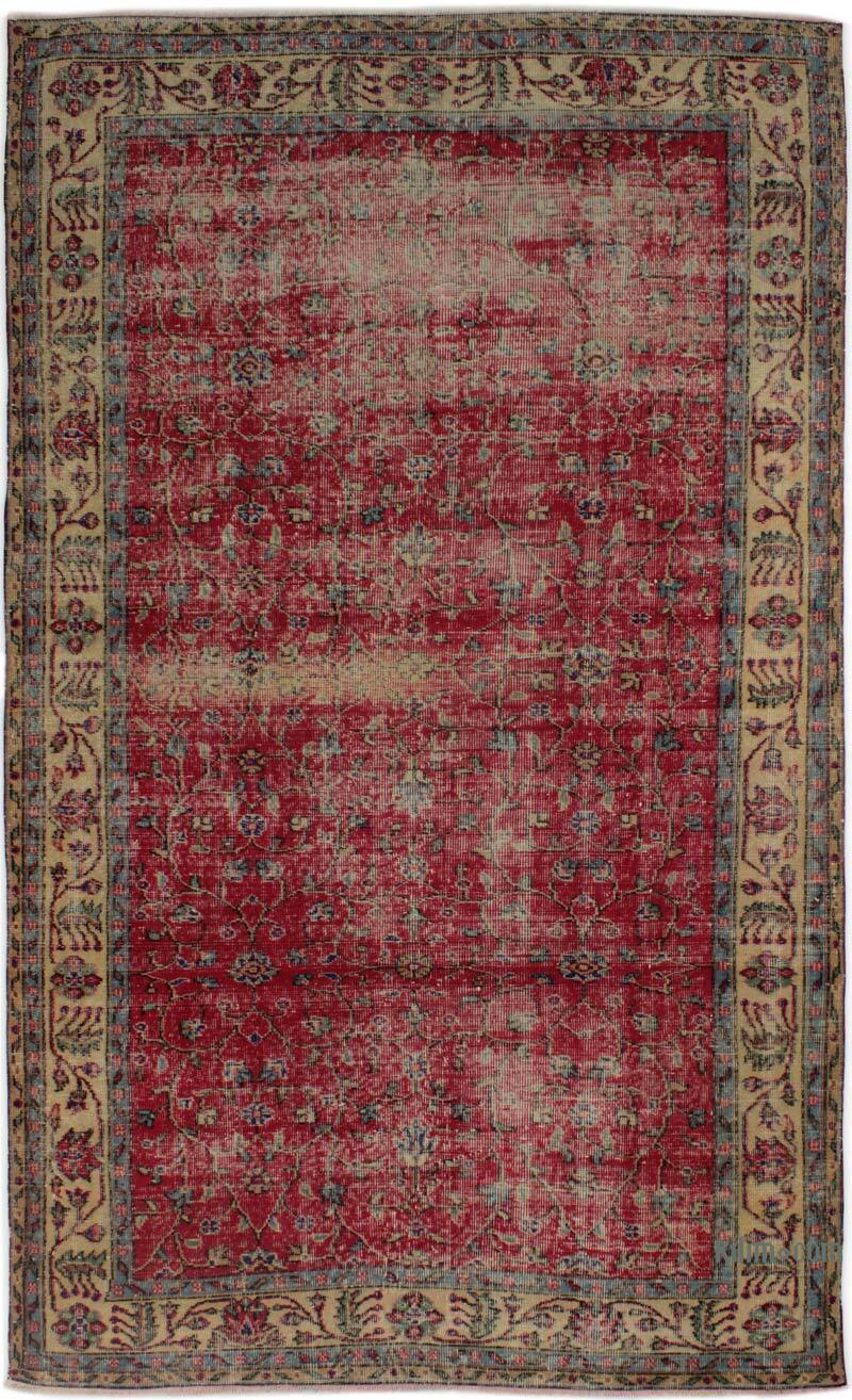 El Dokuma Vintage Halı - 153 cm x 262 cm - K0083031