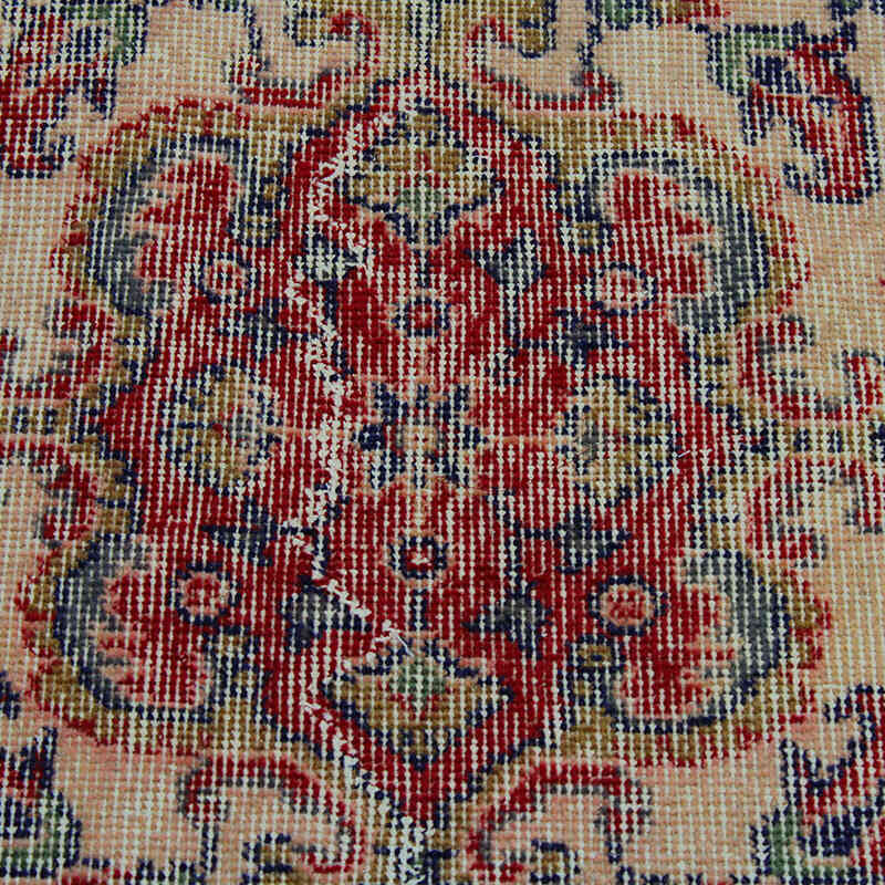 Vintage Turkish Hand-Knotted Rug - 4' 7" x 9'  (55" x 108") - K0083032