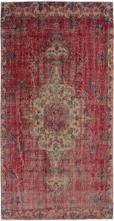 Vintage Turkish Hand-Knotted Rug - 4' 7" x 9'  (55" x 108")