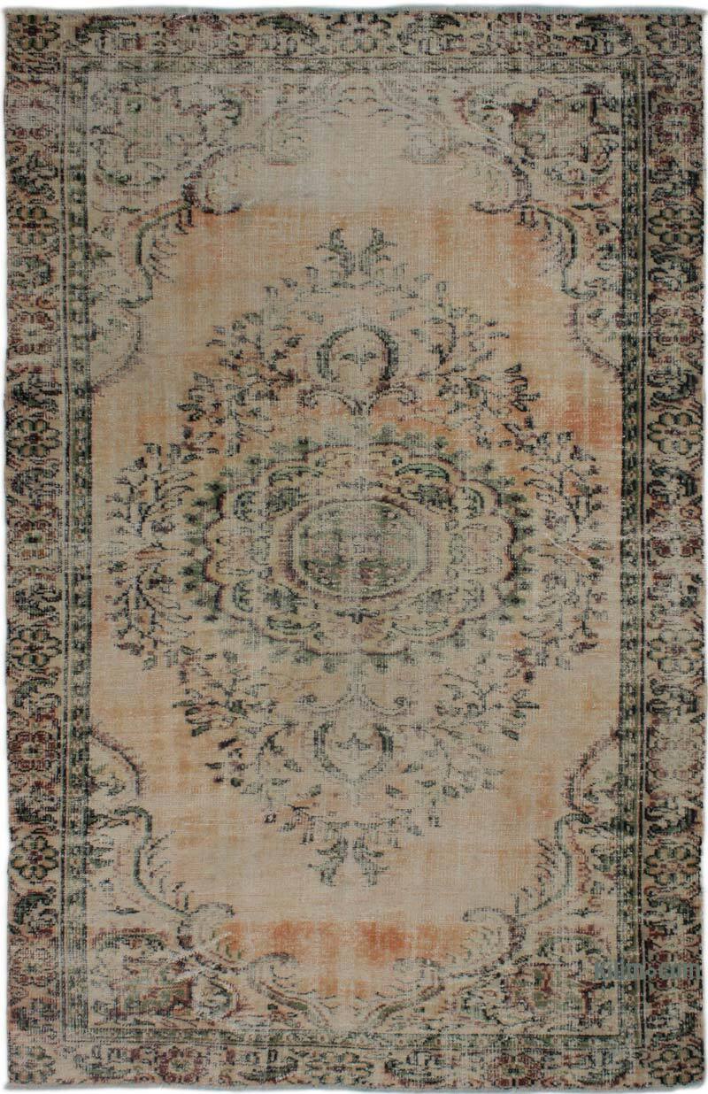 El Dokuma Vintage Halı - 165 cm x 257 cm - K0083034
