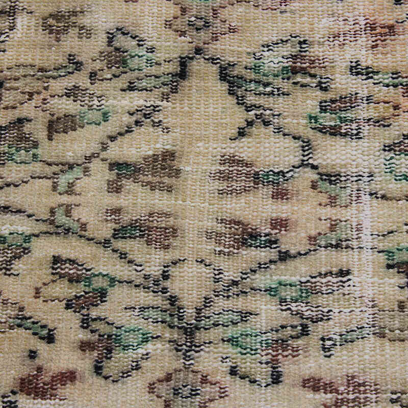 Alfombra Vintage Turca Anudada a Mano - 127 cm x 262 cm - K0083035