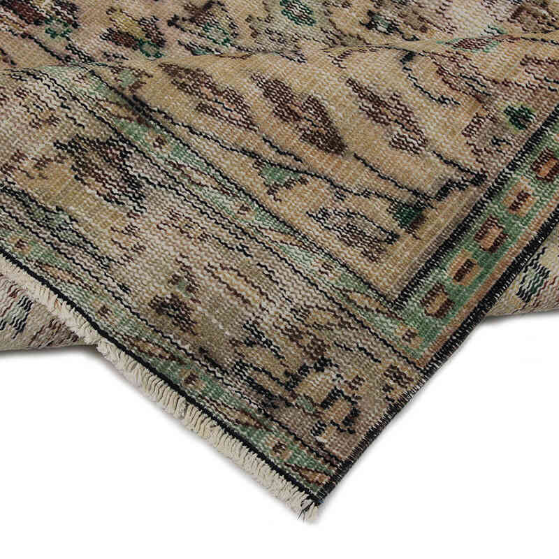 Alfombra Vintage Turca Anudada a Mano - 127 cm x 262 cm - K0083035
