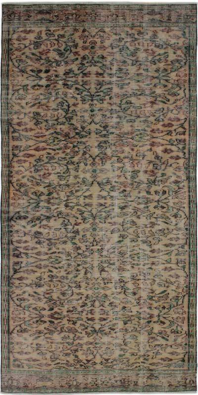 Vintage Turkish Hand-Knotted Rug - 4' 2" x 8' 7" (50" x 103")