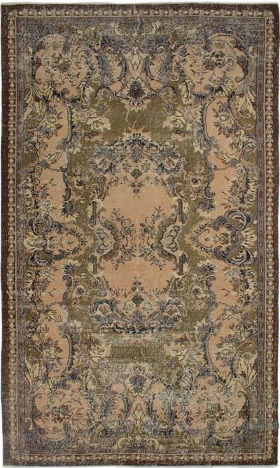 Alfombra Vintage Turca Anudada a Mano - 175 cm x 298 cm