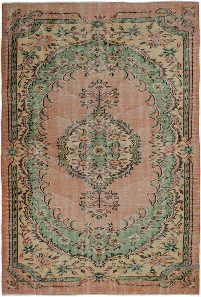 Vintage Turkish Hand-Knotted Rug - 5' 5" x 8'  (65" x 96")