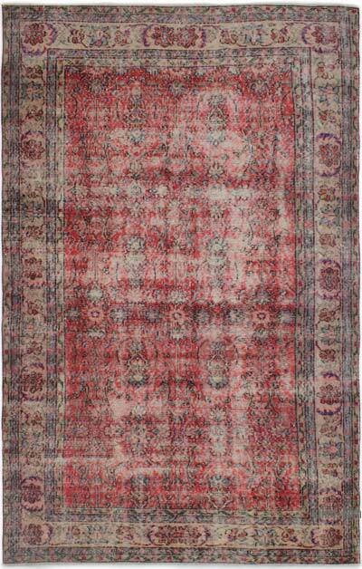 Alfombra Vintage Turca Anudada a Mano - 187 cm x 300 cm