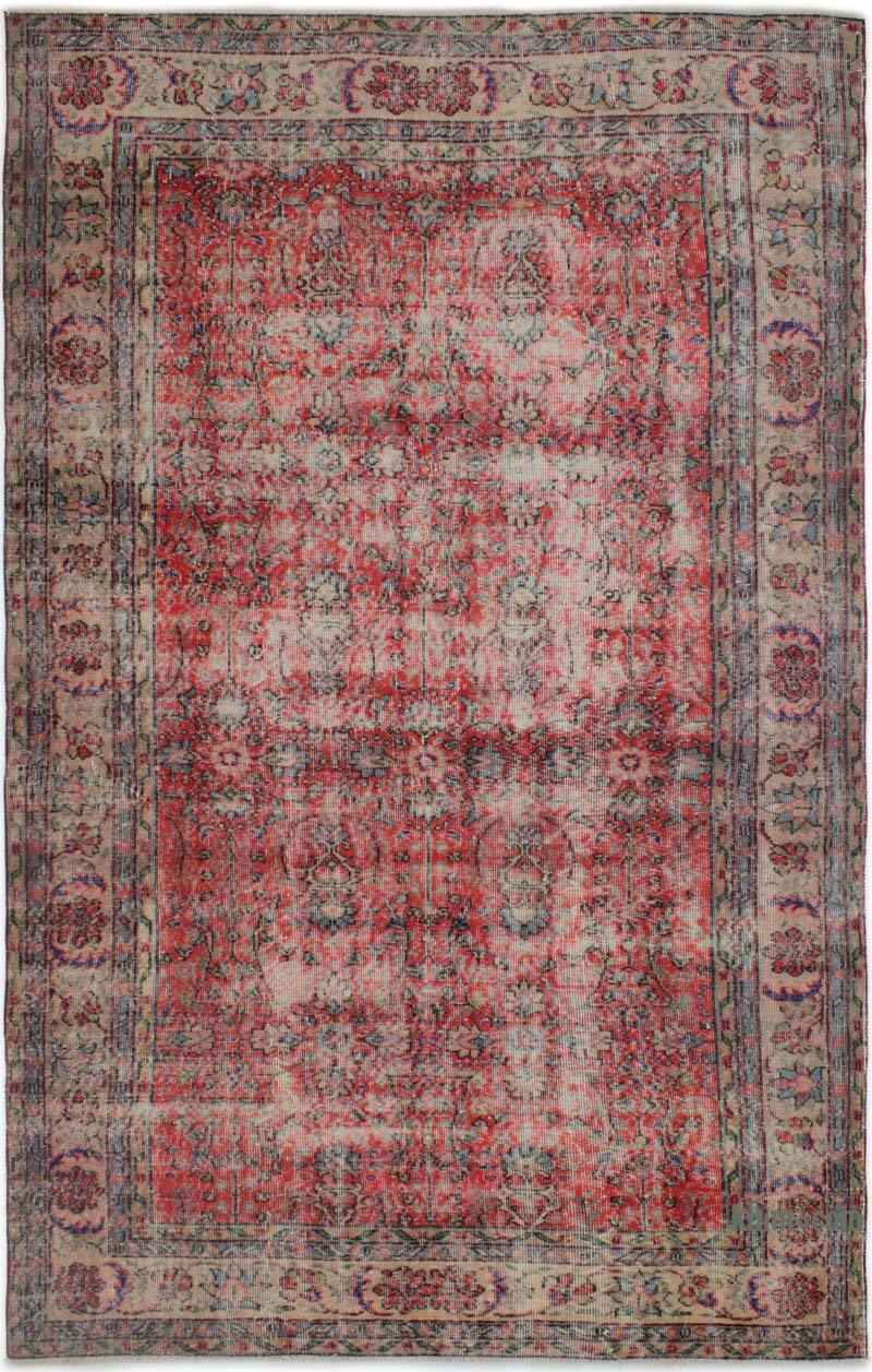 El Dokuma Vintage Halı - 187 cm x 300 cm - K0083042
