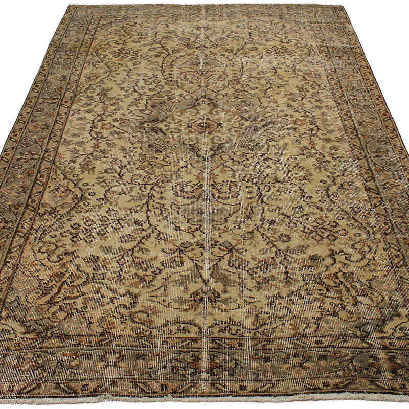 Vintage Turkish Hand-Knotted Rug - 5' 5" x 8' 6" (65" x 102") - K0083043