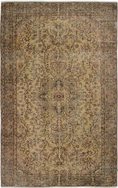 Vintage Turkish Hand-Knotted Rug - 5' 5" x 8' 6" (65" x 102")