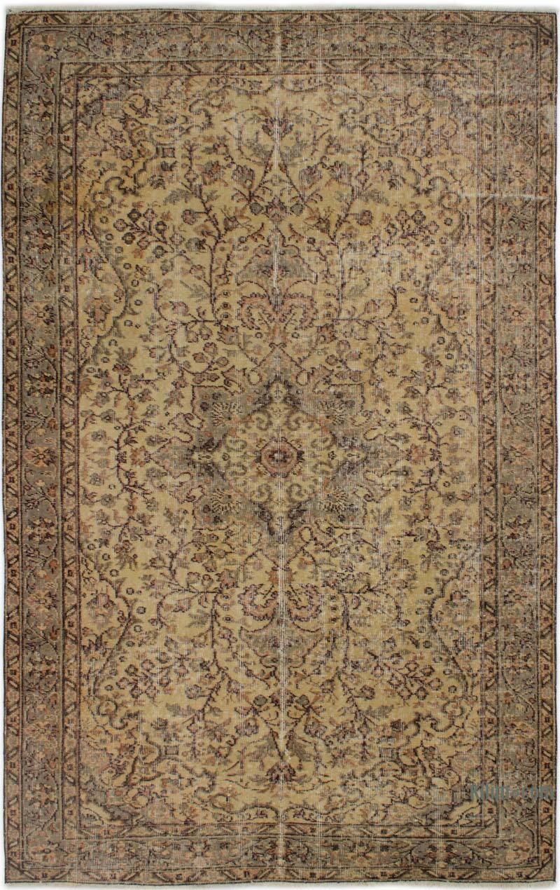 Vintage Turkish Hand-Knotted Rug - 5' 5" x 8' 6" (65" x 102") - K0083043