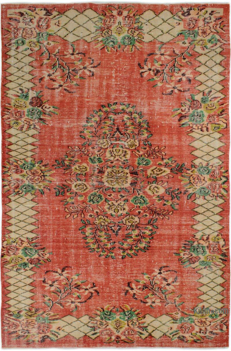 El Dokuma Vintage Halı - 175 cm x 268 cm - K0083044