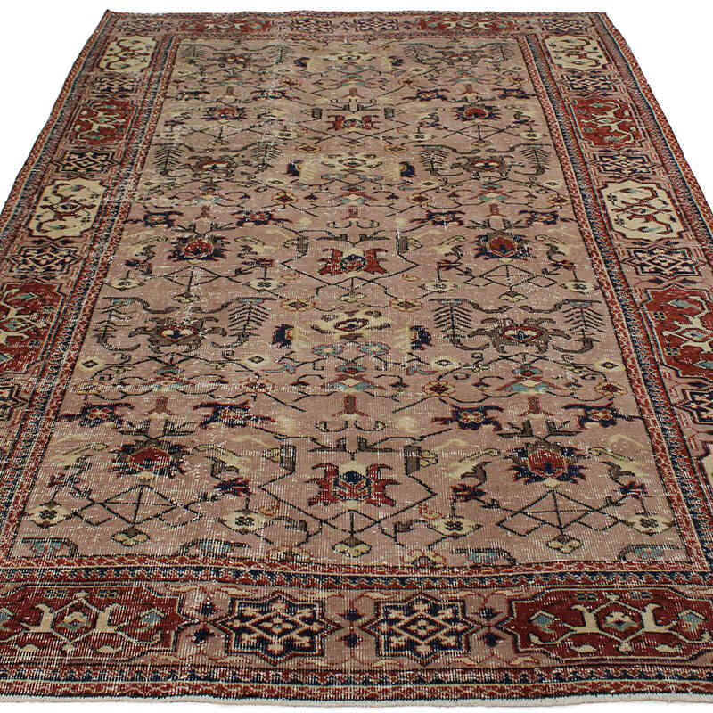 El Dokuma Vintage Halı - 170 cm x 272 cm - K0083045