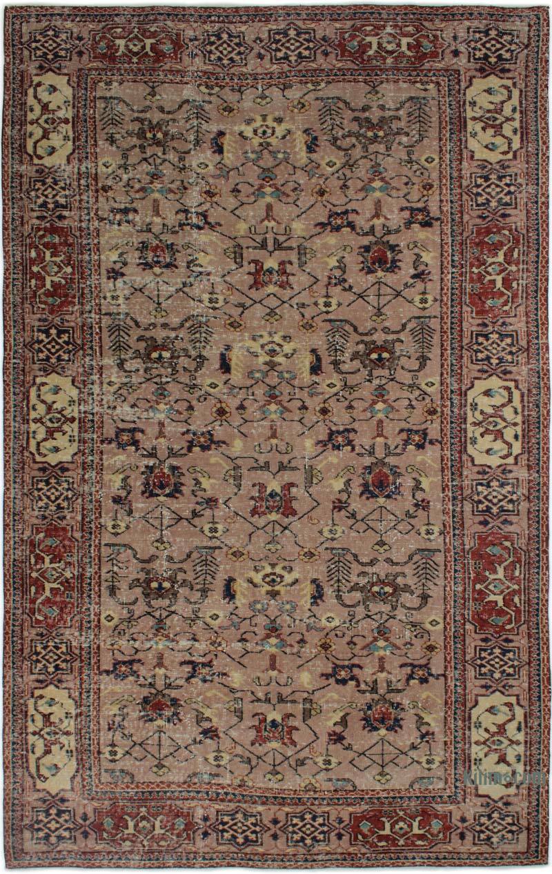 El Dokuma Vintage Halı - 170 cm x 272 cm - K0083045