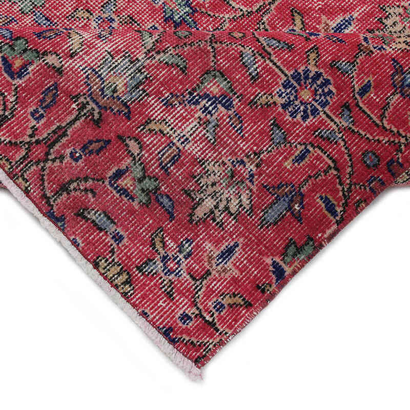 Alfombra Vintage Turca Anudada a Mano - 112 cm x 198 cm - K0083047