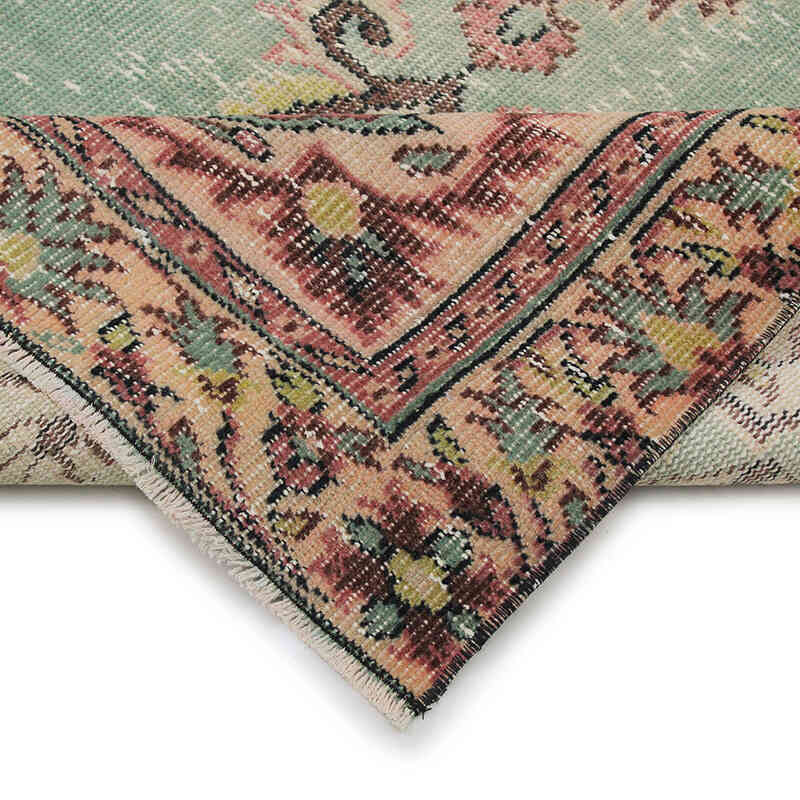 Vintage Turkish Hand-Knotted Rug - 4' 8" x 8' 5" (56" x 101") - K0083049