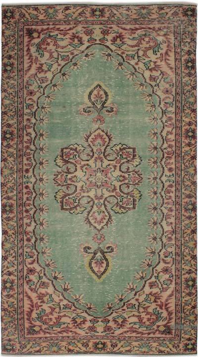 El Dokuma Vintage Halı - 142 cm x 256 cm